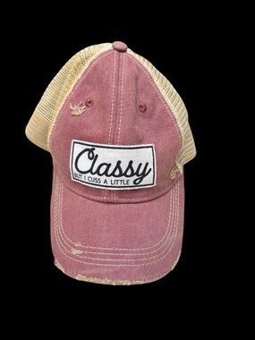 Distressed Cap with Patch